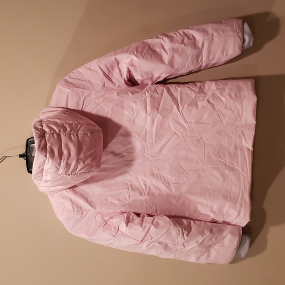 Gerry Girls Rose Mist Pink Hooded Jacket Coat M 10-12 Warm Without the Weight - Picture 4 of 7